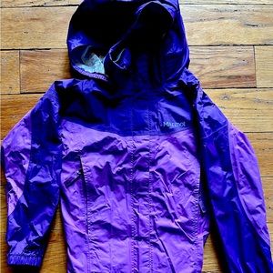 Marmot Girls Rain Jacket - size Small